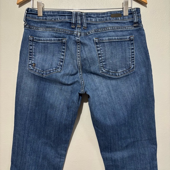 Kut Kloth Mid Rise Straight Leg Denim Jeans Size 8 - Picture 4 of 6